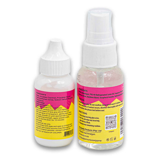 Glamour Beauty, RL Lace Glue Extreme Hold 38ml + RL Lace Glue Remover Spray 50ml - Cosmetic Connection