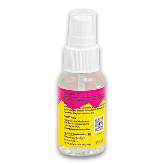 Glamour Beauty, RL Glue Remover Spray Safely Removes Lace Glue Gentle on Skin 50ml - Cosmetic Connection