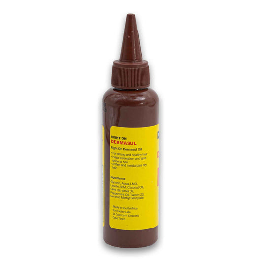 Right On, Dermasul Hair Oil The Trusted One 125ml - Cosmetic Connection