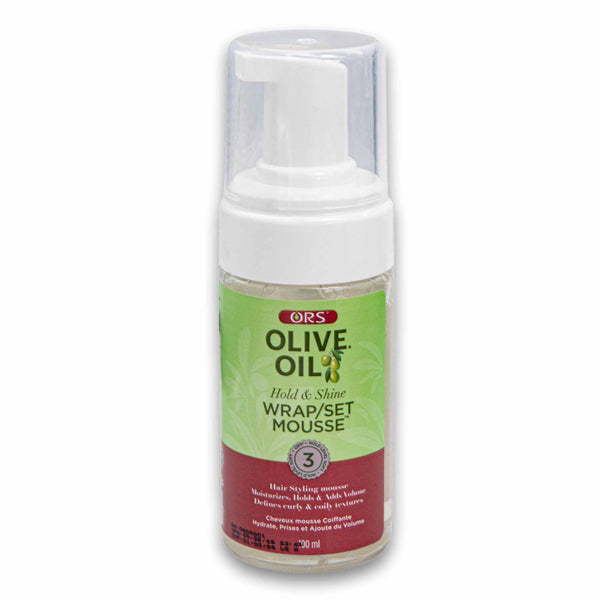 Olive Oil Wrap/Set Hair Styling Mousse Hold & Shine 100ml