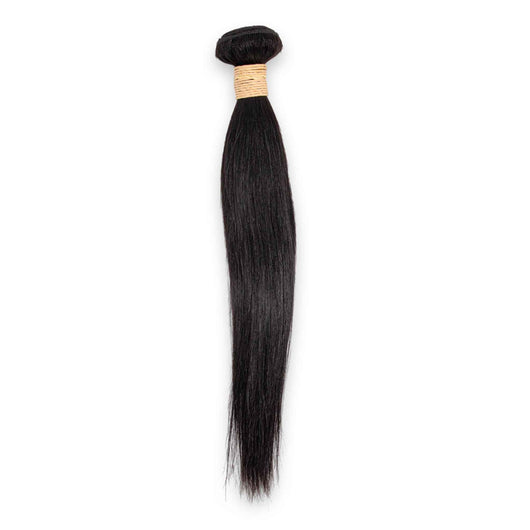 Rose, Human Hair Bundle 16" #1 | Natural Look – Soft Silky Texture & Tangle-Free Finish - Cosmetic Connection