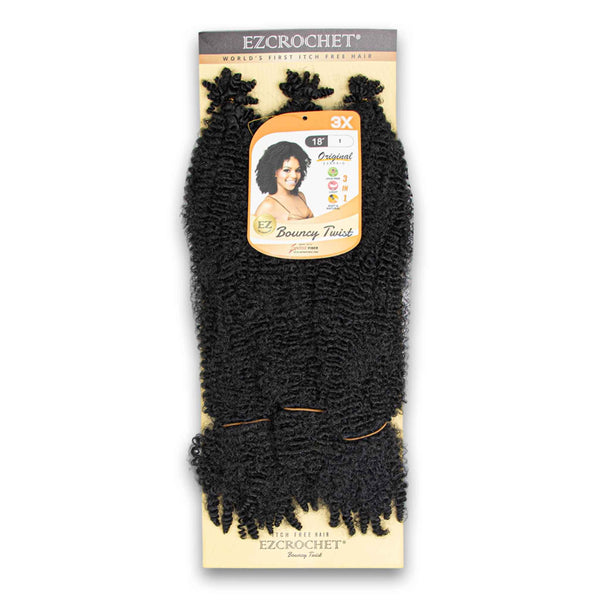Bouncy Twist 18" 3x Spetra Fiber EZ Technology Itch Free Soft & Natural
