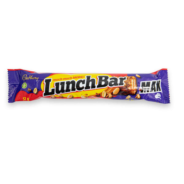 Lunch Bar Max 57g | Chocolate Caramel & Peanut Bar – Much Much More Energy in Every Bite
