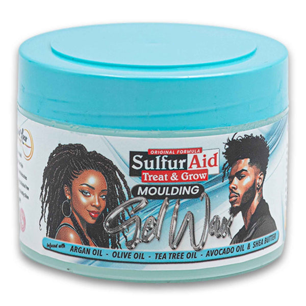 Sulfur Aid - Treat & Grow, Dread Locs Moulding Gel Wax Super Hold Non-flaking 125ml - Cosmetic Connection
