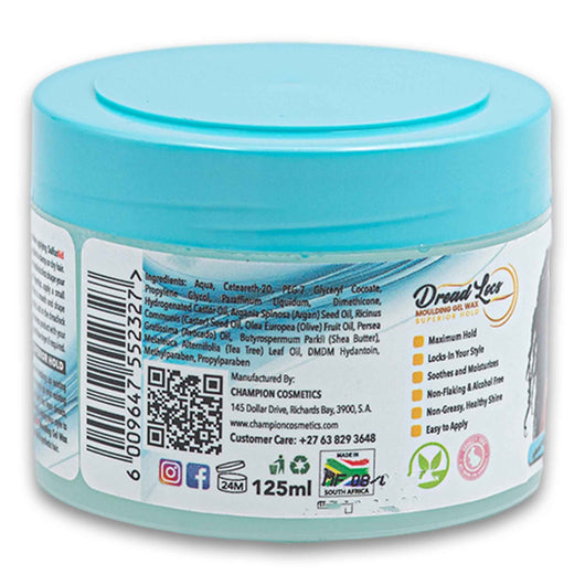 Sulfur Aid - Treat & Grow, Dread Locs Moulding Gel Wax Super Hold Non-flaking 125ml - Cosmetic Connection