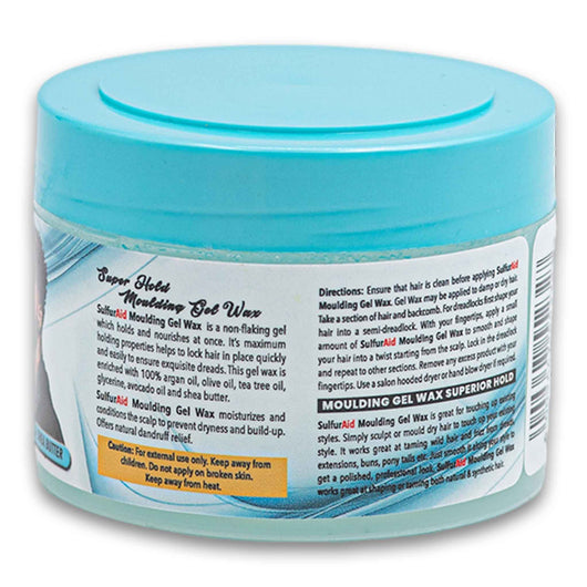 Sulfur Aid - Treat & Grow, Dread Locs Moulding Gel Wax Super Hold Non-flaking 125ml - Cosmetic Connection