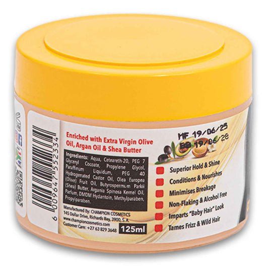 Sulfur Aid - Treat & Grow, Hairline & Edge Control Gel Smooths & Nourishes Non-flaking 125ml - Cosmetic Connection