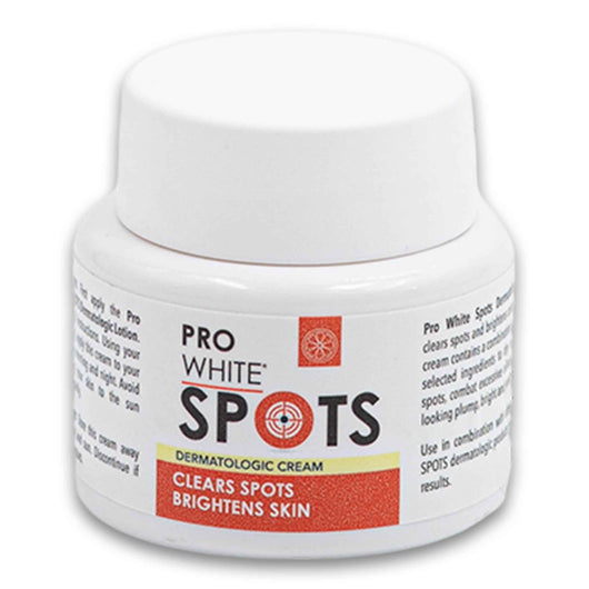 Pro White, Dermatologic Cream Clears Spots & Brightens Skin Complexion 50ml - Cosmetic Connection