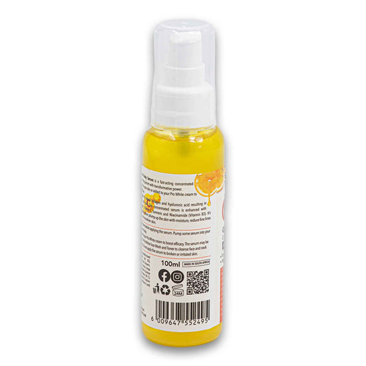 Pro White, Vitamin C Glow Bright Body Serum Anti-ageing Brightening 100ml - Cosmetic Connection