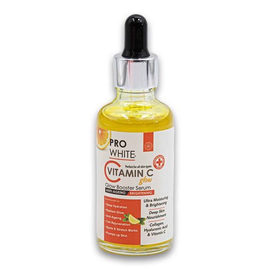 Pro White, Vitamin C Glow Booster Serum Anti-ageing Brightening 50ml - Cosmetic Connection