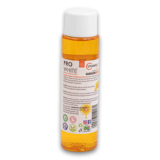 Pro White, Vitamin C Glow Brightening Skin Oil Anti-ageing 200ml - Cosmetic Connection