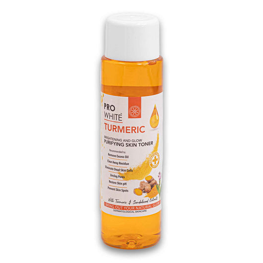 Pro White, Turmeric Brightening and Glow Purifying Skin Toner 200ml - Cosmetic Connection