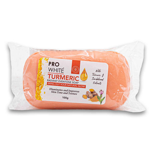 Pro White, Turmeric Radiant Eventone Soap 100g - Cosmetic Connection