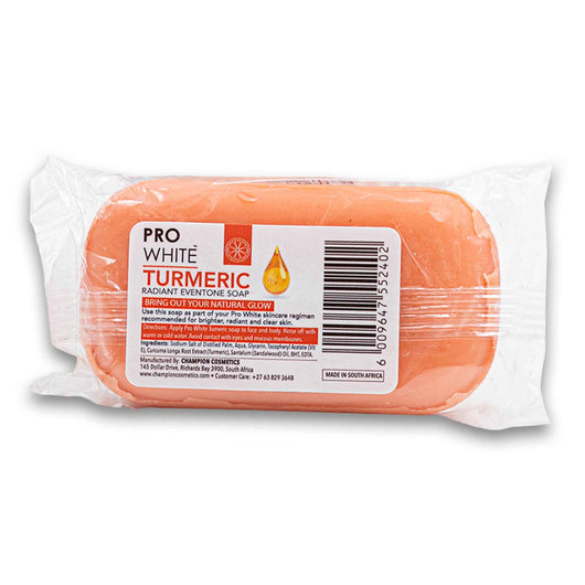 Pro White, Turmeric Radiant Eventone Soap 100g - Cosmetic Connection