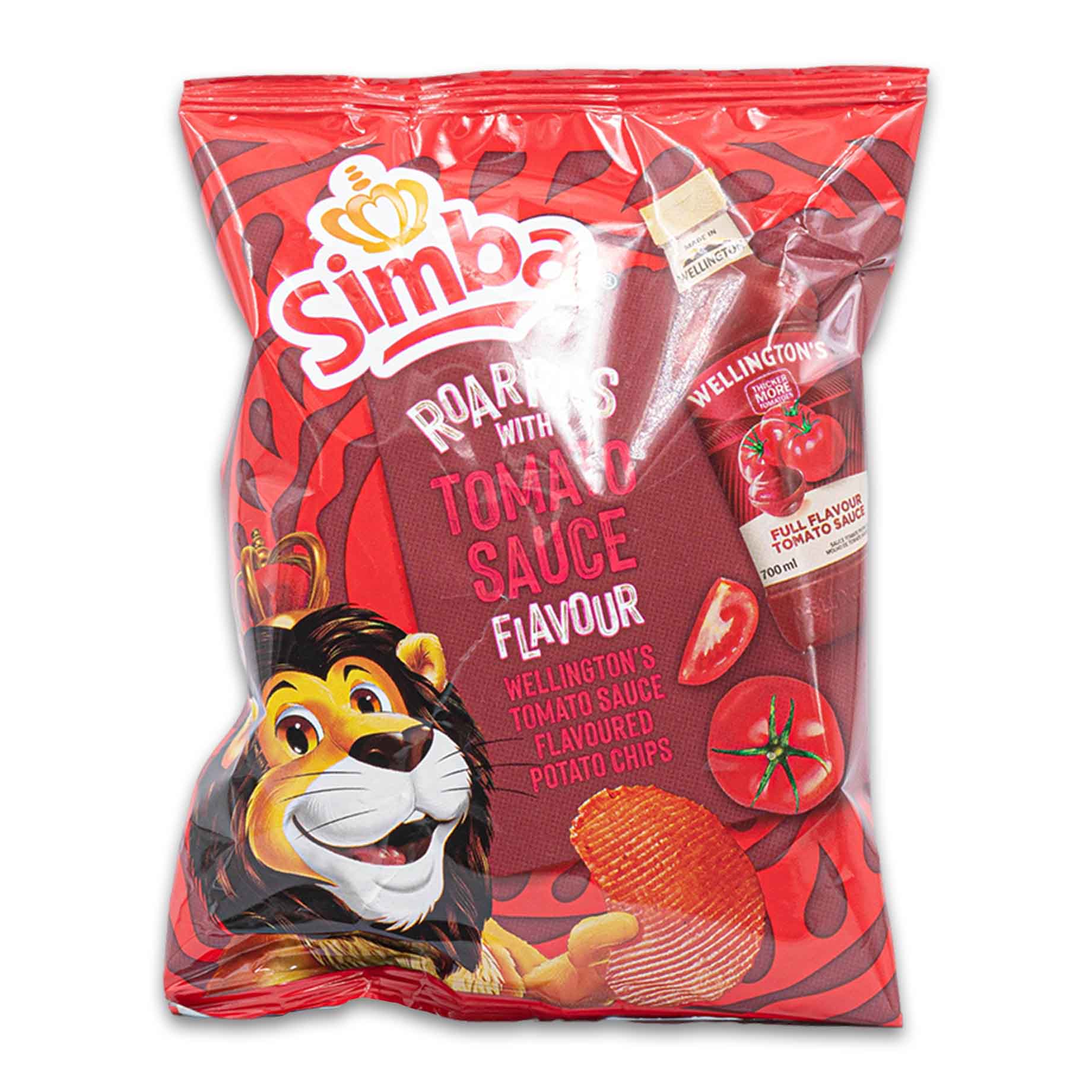 Wellington Tomato Sauce Chips - Roarrrs with Flavour | Simba – Cosmetic ...
