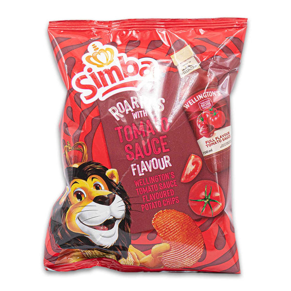 Wellington Tomato Sauce Flavoured Potato Chips 36g - Roarrrs with Flavour