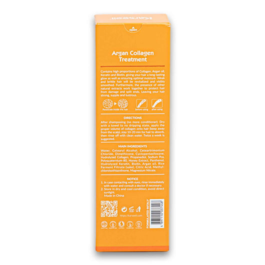 Karseell, BNC Argan Collagen Biotin Organic Treatment Replenishing Moisture & Nutrition 160ml - Cosmetic Connection