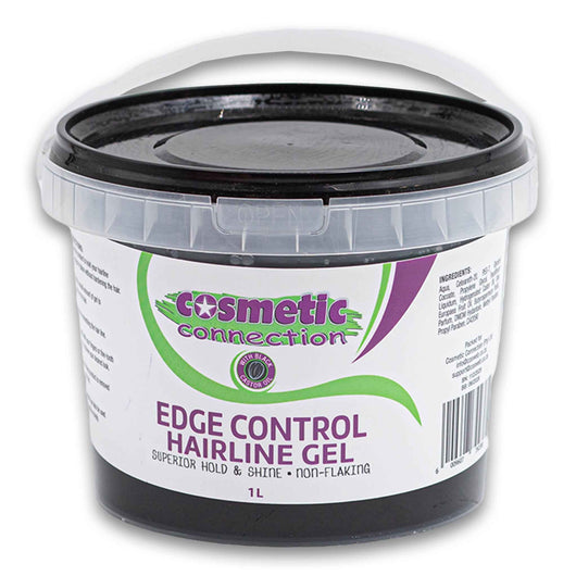 Cosmetic Connection, Edge Control Hairline Gel Superior Hold & Shine Non-flaking 1L - Cosmetic Connection