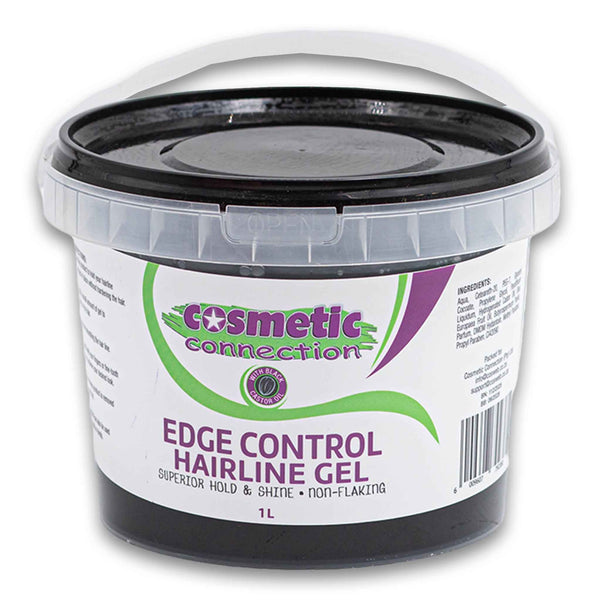 Cosmetic Connection, Edge Control Hairline Gel Superior Hold & Shine Non-flaking 1L - Cosmetic Connection