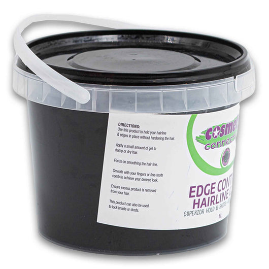 Cosmetic Connection, Edge Control Hairline Gel Superior Hold & Shine Non-flaking 1L - Cosmetic Connection