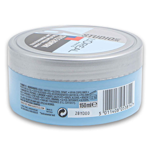 Loreal PARiS, Studio Line Style Rework 6 Out of Bed Fibre-cream 24HR Deconstructed Style 150ml - Cosmetic Connection