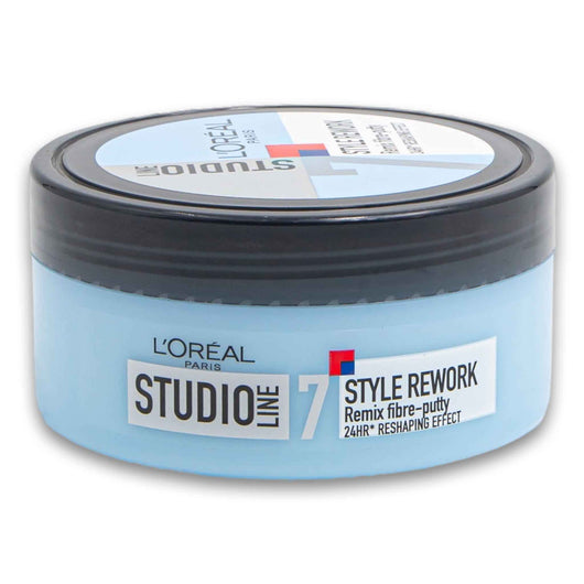 Loreal PARiS, Studio Line Style Rework 7 Remix Fibre-putty 24HR Reshaping Effect 150ml - Cosmetic Connection