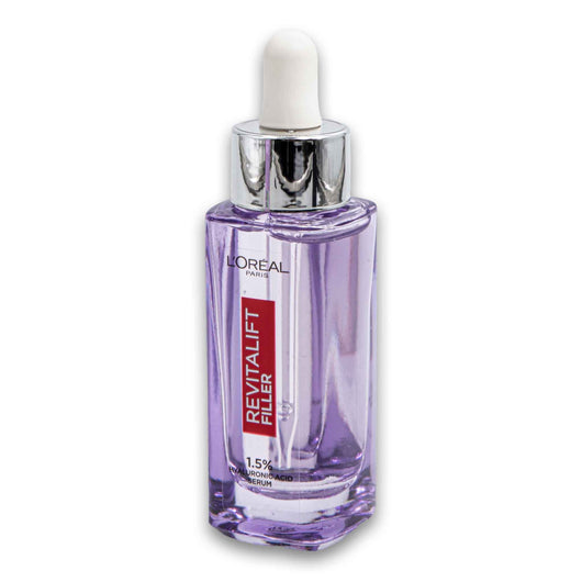Loreal PARiS, Revitalift Filler Hyaluronic Anti-wrinkle Serum 1.5% Pure Hyaluronic Acid 30ml - Cosmetic Connection