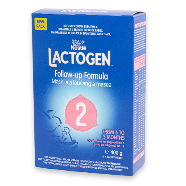 Lactogen 2 Follow-Up Formula 400g | From 6 to 12 Months – Balanced Nutrition for Growing Babies