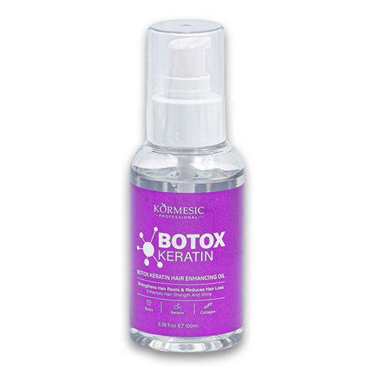 Kormesic, Botox Keratin Hair Enhancing Oil Enhances Hair Strength & Shine 100ml - Cosmetic Connection