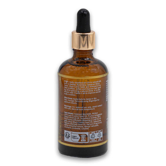 Princess of Africa, Grolonger Hair Oil Rich in Natural Oil 100ml - Creation by Yvonne Chaka Chaka - Cosmetic Connection