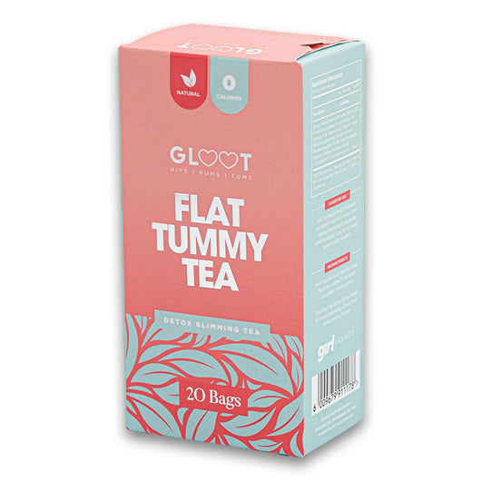 Gloot - Hips Bums & Tums, Flat Tummy Tea Detox Slimming Tea 20 Bags - Cosmetic Connection