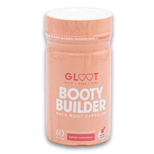 Gloot - Hips Bums & Tums, Booty Builder Maca Root 560mg Capsules All-natural Curve Supplement 60 Capsules - Cosmetic Connection