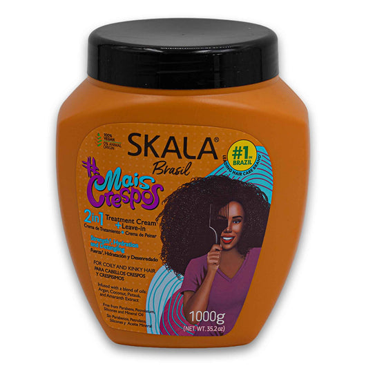 SKALA Expert, Mais Crespos 2-in-1 Detangling & Moisturise Leave-in Hair Curl Treatment Cream 1kg - Cosmetic Connection