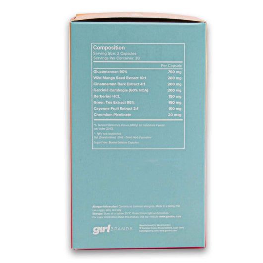 Gloot - Hips Bums & Tums, Slim & Burn Natural Metabolic Booster 60 Capsules - Dietary Supplement - Cosmetic Connection