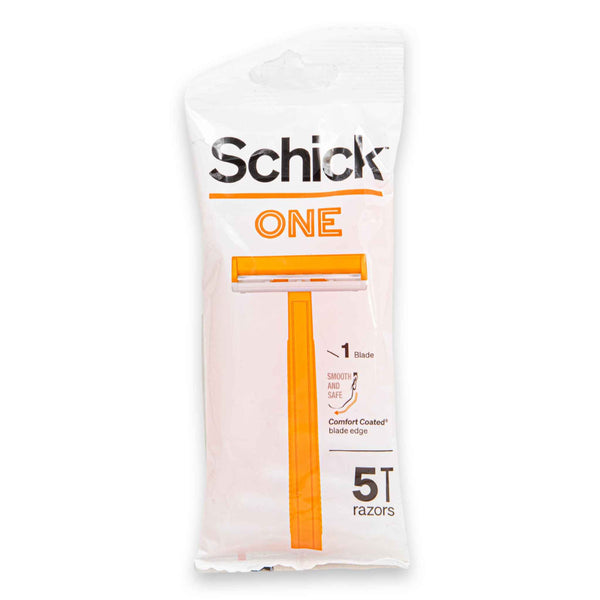 One Razors 5 Pack | Single Blade – Smooth & Safe Shaving with Comfort Coated Edge