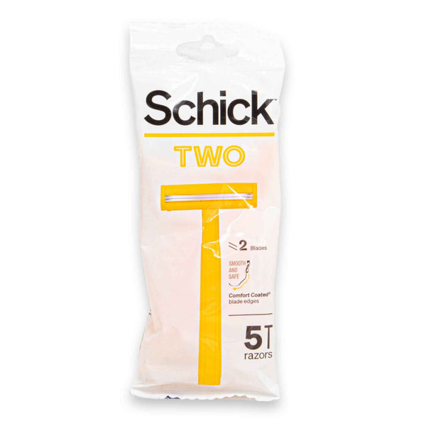 Two Razors 5 Pack | Twin Blade – Smooth & Safe Shaving with Comfort Coated Edges