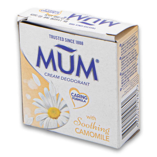 Mum, Cream Deodorant with Soothing Camomile 50ml | Caring Formula for Gentle Long-Lasting Protection - Cosmetic Connection
