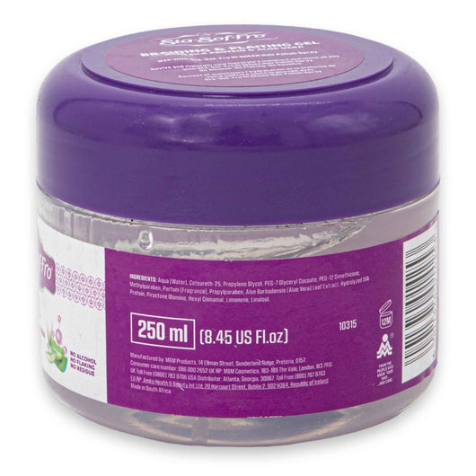 Sta-Sof-Fro, Braiding & Plaiting Gel 250ml | Maximum Hold – With Silk Protein & Aloe Vera for Smooth Shiny & Frizz-Free Braids - Cosmetic Connection