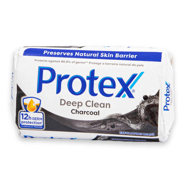 Deep Clean Charcoal Soap Bar 175g | Exfoliating Beads – 12h Germ Protection