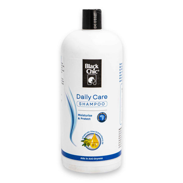 Daily Care Shampoo 1L | Olive Oil & Pro-Vitamin B5 – Moisturises & Protects Hair Aids in Anti-Dryness