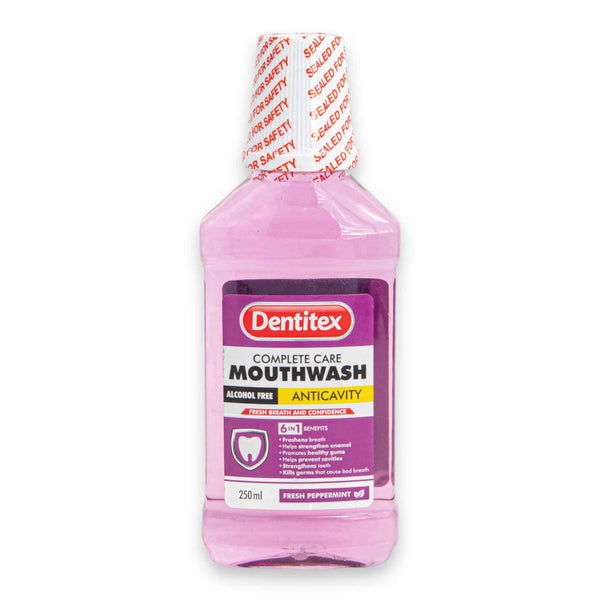 Complete Care Mouthwash Fresh Peppermint 250ml | Alcohol-Free Anticavity Formula – 6-in-1 Oral Benefits