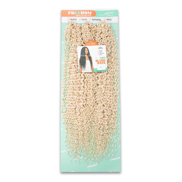 Cro Blush Wave 30" #613 | Soft Voluminous Curls for a Natural Look – Requires 3 Packs per Head