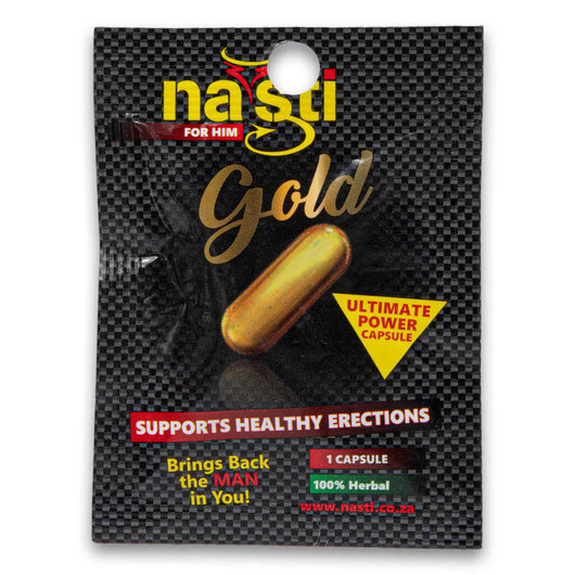 Nasti, Herbal Ultimate Power Male Enhancement Capsule for Him | Supports Healthy Erections & Boosts Vitality - Cosmetic Connection