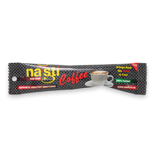 Nasti, Herbal Coffee Energy Drink for Men 12g | Supports Healthy Erections & Boosts Stamina Naturally - Cosmetic Connection