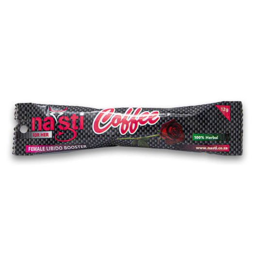 Nasti, Herbal Coffee Energy Drink for Women 12g | Enhances Desire & Increases Vitality Naturally - Cosmetic Connection