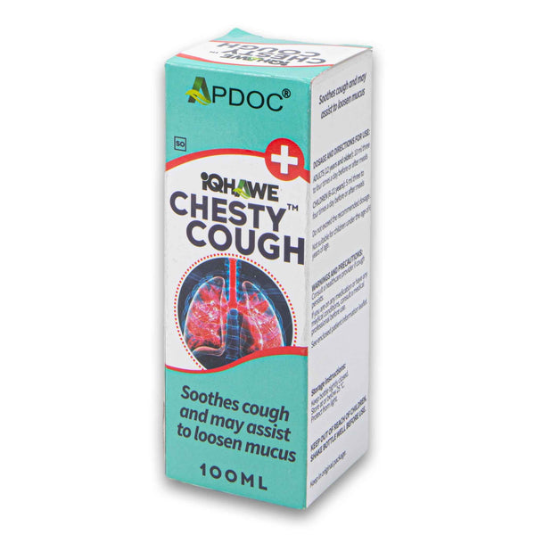 iQhawe, Chesty Cough Syrup 100ml | Soothes Cough and Helps Loosen Mucus for Easier Breathing - Cosmetic Connection