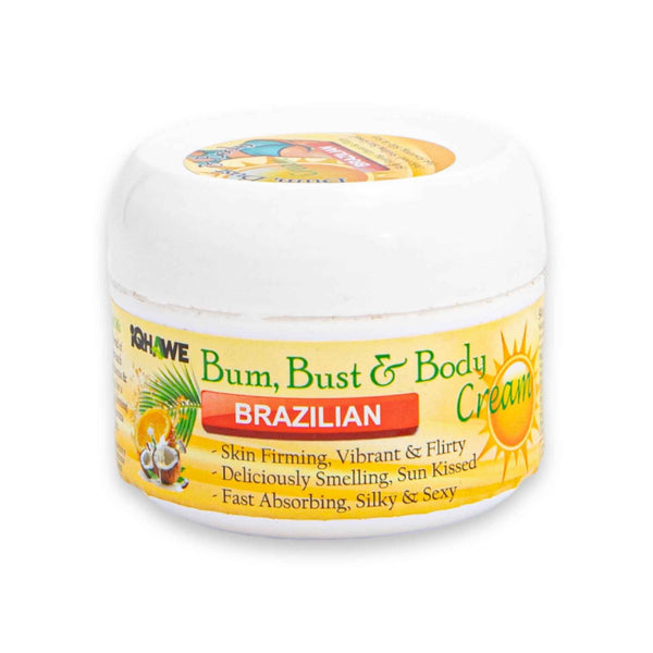 Bum Bust & Body Cream Brazilian 125ml | Skin Firming & Moisturising – Fast Absorbing Silky & Sexy