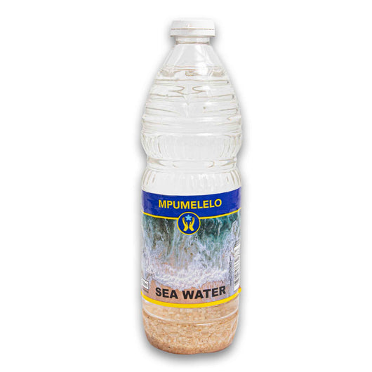Mpumelelo, Sea Water with Sea Sand 750ml | Natural Seawater Blend for Cleansing Purification & Spiritual Use - Cosmetic Connection