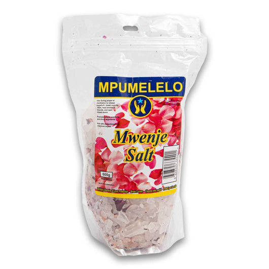 Mpumelelo, Mwenje Salt 600g | Spiritual Cleansing Bath Salt – Purifies Energy Breaks Negativity & Promotes Blessings - Cosmetic Connection