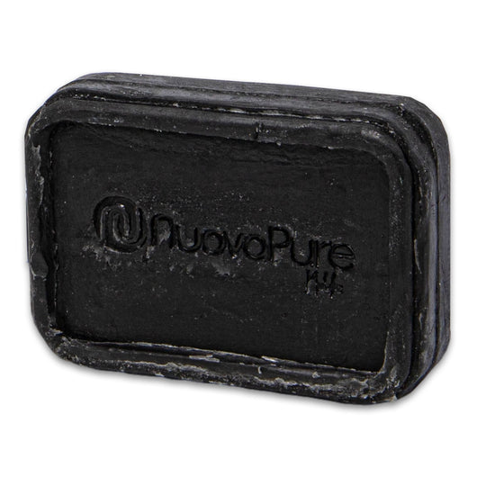Nuova Pure, Activated Charcoal Glycerine Soap 100g | Deep Cleansing & Detoxifying Bar with Coconut Oil – Handcrafted for Clear Balanced Skin - Cosmetic Connection